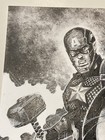 Captain America Endgame Thor Avengers Painting 11x17 Original Art