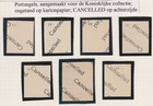 Egypt Stamps 1927 Collection Of 7 Imperforated Due Stamps Royal Collection Mnh