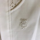 Vintage Beau Tiki Wedding Shirt Mens Xl Iolani Hawaii Lace 3 4 Sleeve White Usa