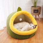  ultra-soft Plush Cat Bed Cave For Small Cats And Kittens     Enclosed Pet House