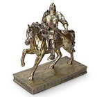 King s Guard Cavalry Warrior Leader Swordsman Armor Knight Statue Bronze