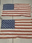 Two Vintage Us Navy Military Flag Dsa 100-69-c-0405 Uss Hoel Ddg-13 Vietnam Era