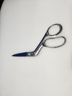 Vintage 8    Chrome Plated Sewing Scissors   Shears Seamstress Dressmaker Italy
