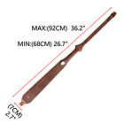Tourbon Leather Gun Sling 2 Points Hunting Rifle Shotgun Strap With Finger Rest