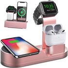 3 In 1 Qi Wireless Charger Charging Dock Stand For Apple Watch Iphone Air Pods 