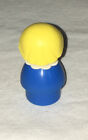 Vintage Fisher Price Little People Blue Girl Blonde Hair For Swimming Pool