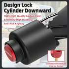 Heavy Duty Trailer Hitch Locks Fits 2 In Coupler Upgrade Anti-theft Trailer Lock