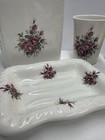 Athena Pottery   rose Rhapsody    Bathroom Set Of 5 Made In Usa   D2