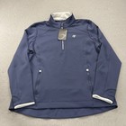Zero Restriction Golf Jacket Womens Xl Blue Sofia Pullover 1 4 Zip Fried Egg Nwt
