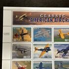 Us Stamp Scott  3142  Classic American Aircraft  Pane Of 20  Mnh  Scv 13 00