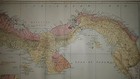 1921 - 20  X 28  Map   United States Canal Zone   Panana - Panama Canal Free S h
