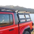 Adjustable 16   To 25   High Hd Overland Ladder Racks With 4crossbars For Raptor