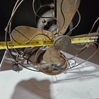 Vtg General Electric Aou 12  Brass Blade Fan 3 Speed Oscillating 272084 Form Adi