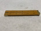 Vintage Stanley No 53 1 2 Boxwood  brass Architects Or Carpenters Measuring Rule
