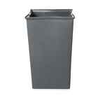 Rubbermaid Commercial Fg356700gray 35-1 2 Gal Rigid Liners  18 1 4 In X 29 In 