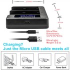 Lp-e6 Battery   Dual Lcd Charger For Canon Eos 5ds  5ds R  5d Mark Ii  6d  7dsv