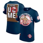 Authentic Wwe John Cena Farewell Tour New York City Large Shirt Msg Final Raw