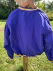 Vintage 90s Nfl  Vikings Pumapullover Windbreaker Jacket Large Blue Vtg Football