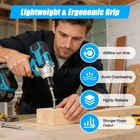 Cordless Impact Wrench 1 2  1180 Ft-lbs 1000 N m  Drill W  4000mah Battery Usa