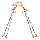4-leg Chain Sling 5 16  X 10ft 7000lb Lift Capacity Grade 100 W  Hooks For Heavy