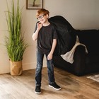 Classic Bean Bag Chair  Black Smartmax  Durable Polyester Nylon Blend  2 Feet
