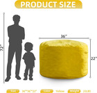 3ft Bean Bag Chair Giant Bean Bag Chairs For Adults Large Bean Chairs With Remov