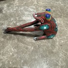 Hand Painted Signed Mexican Vintage Folk Art Wood Frog
