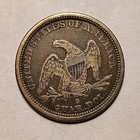 1840-o  Drapery Liberty Seated Quarter 25c Ch Vf