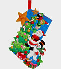 Bucilla Santa Finishing Touch Felt Christmas Stocking Kit Oop New Penguin Frosty
