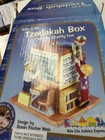 Colorful Ceramic Tzedakah Box