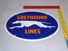Vintage Greyhound Lines 16 5  Porcelain Metal Bus Station Gasoline Oil Sign  Dog
