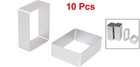 Cookie Biscuit Baking Cake Rectangle Aluminum Diy  Mould Cutter 10pc
