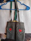 Girls 2 Toddler  Oktoberfest germany trachten kids shorts lederhosen  2 Hearts