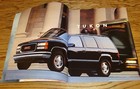Original 1999 Gmc Yukon   Suburban Deluxe Sales Brochure 99