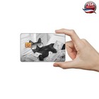 Funny Chill Cat Money Credit   Debit Card Skin Cover Decal Sticker  small Chip
