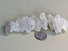 W 1215 Genuine Surf Tumbled Sea Glass  White Frosted Beach Glass