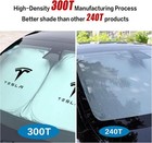 Sunshade Tesla Model Y Model 3 2025 Front Window With Organizer Bag Gifts For 