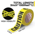 Swrt 12 Rolls Premium Yellow 12 Pack 3 Inch X 1000ft  Caution Tape