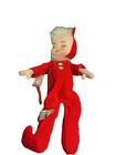 Vtg 1963 Holiday Fair Red Devil Pixie Elf Doll Lil Debbil W  Tags Kitsch Japan