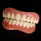 Snap On Silicone False Teeth Upper   Lower Dental Veneers Dentures Tooth Cover