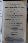 Antique Book   The American First Class Book Reading And Recitation Hc Vg 1835