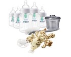 Anti-colic Baby Bottle Set With Airfree Vent   Snuggle - Newborn Gift Set  Clear