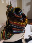 Backpack Mini Size    Hippie Gear   Mexican Made   Authentic Pinzon   Yellow Mix