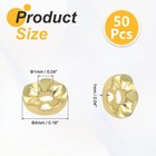 4mm 50 Pcs Champagne Gold Spacer Disc Beads