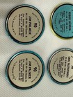 1971 Topps Baseball Coins Lot Of 4     Reggie Jackson Yaz Jim Palmer Hof