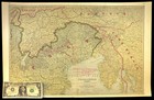 Vintage Italian Front Map Wwi Battle Wartime Original Austria Northern Italy