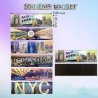 6 Pack Of New York Souvenir Fridge Magnets Set nyc Bridge statue Of Liberty  Etc