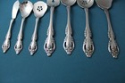 7pc Serving Tablespoon Fork Casserole Pierced Oneida Community Brahms Stainless
