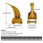 Heavy Duty Ripper For 6 Ton Caterpillar Excavator Tracked Digger Attachment