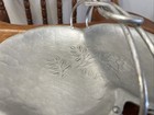 Vintage Mid-century Hammered Aluminum Tray  11 Inches Long